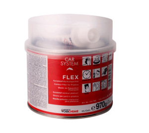 картинка Шпатлевка 2К полиэфирная по пластику "Flex" черн. (1кг) от магазина