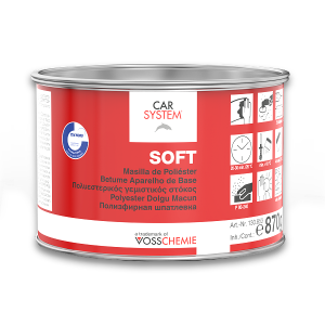 картинка Шпатлевка 2К полиэфирная "Soft" беж. (0,9кг) от магазина